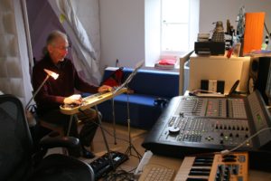 Steve Howe - recording Celestial (wide) 200317